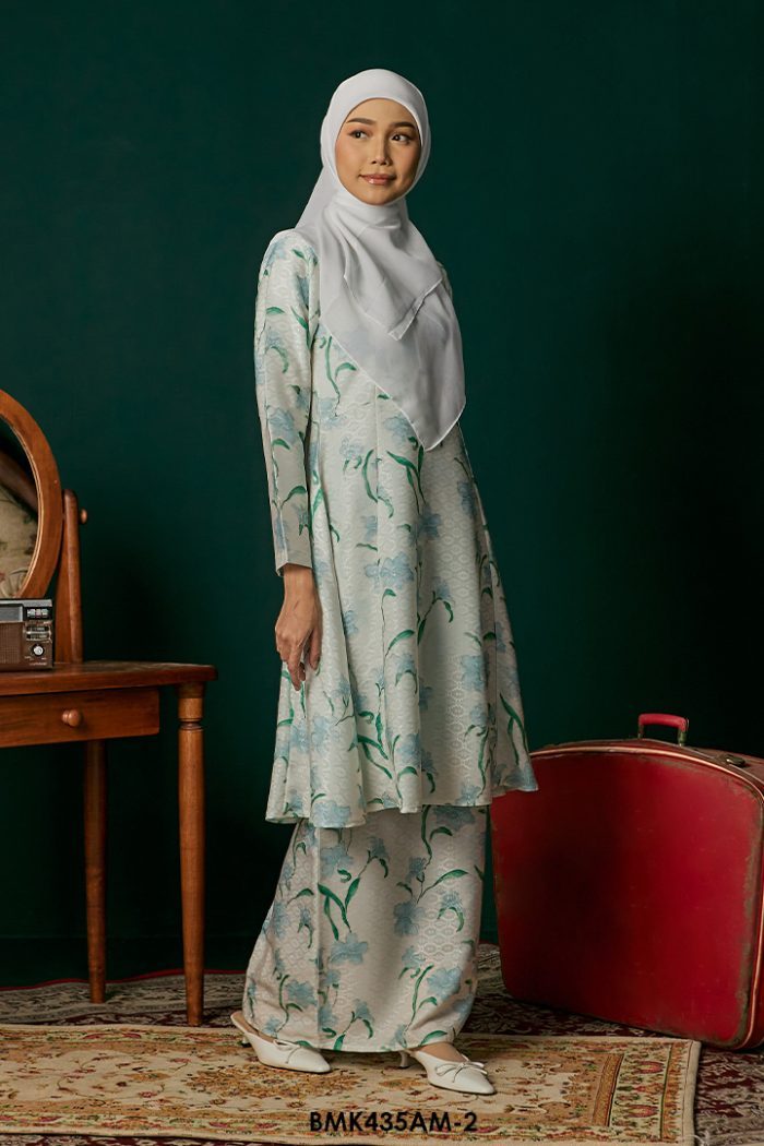 Ameera Kurung in Baby Blue (BMK435AM-2)