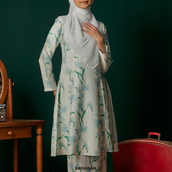 Ameera Kurung in Baby Blue (BMK435AM-2) - Image 3