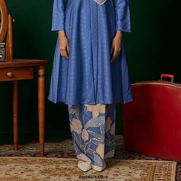 Kebarung Batiq Mia in Azure Blue (BMK437KKM-3) - Image 3