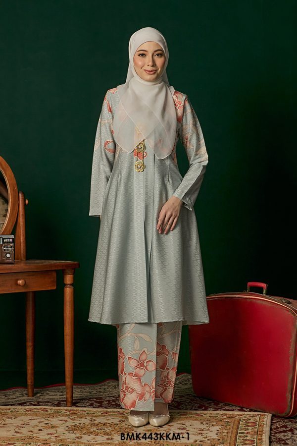 Kebarung Batiq Mia in Soft Blue (BMK443KKM-1)