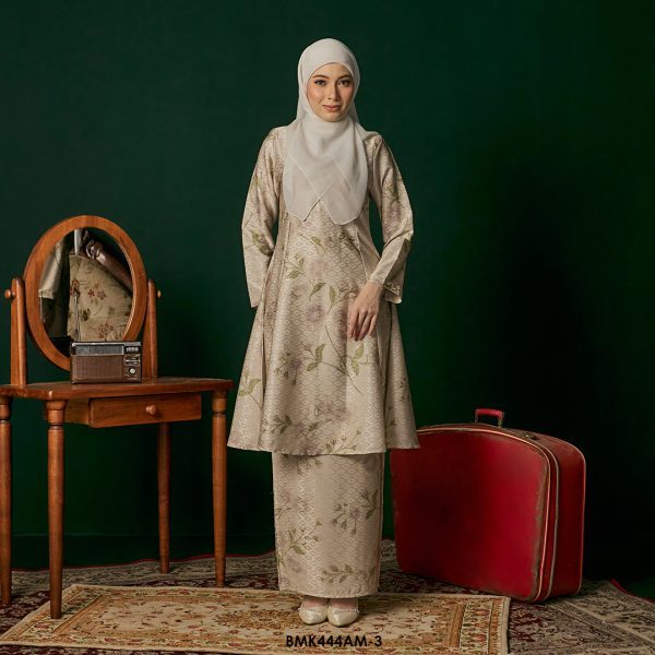 Ameera Kurung in Cream (BMK444AM-3)