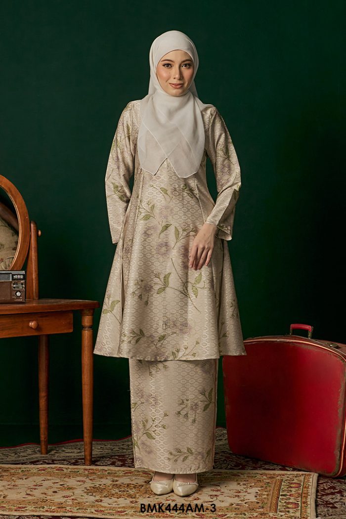 Ameera Kurung in Cream (BMK444AM-3)