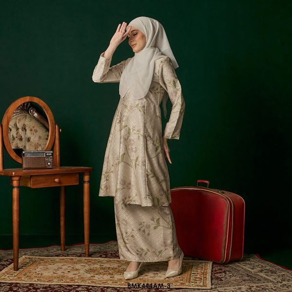 Ameera Kurung in Cream (BMK444AM-3) - Image 2