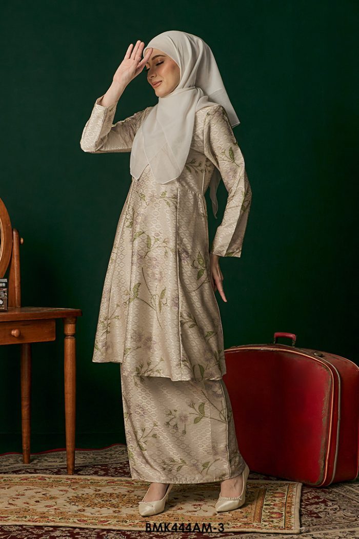 Ameera Kurung in Cream (BMK444AM-3)