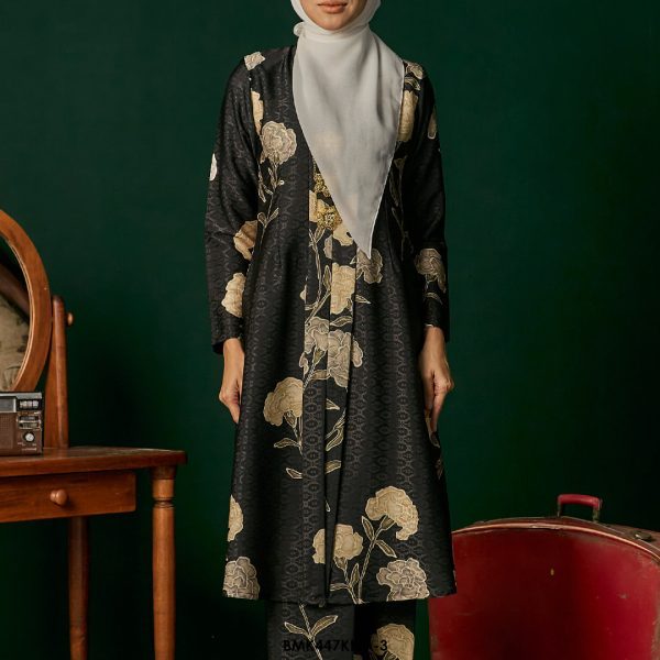 Kebarung Batiq Mia in Black (BMK447KKM-3) - Image 3