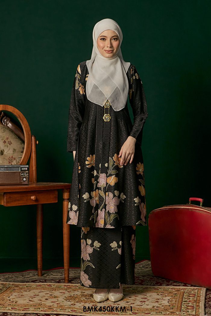 Kebarung Batiq Mia in Black (BMK450KKM-1)