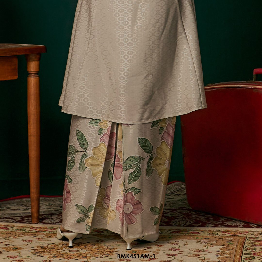 Ameera Kurung in Cream (BMK451AM-1) - Image 3