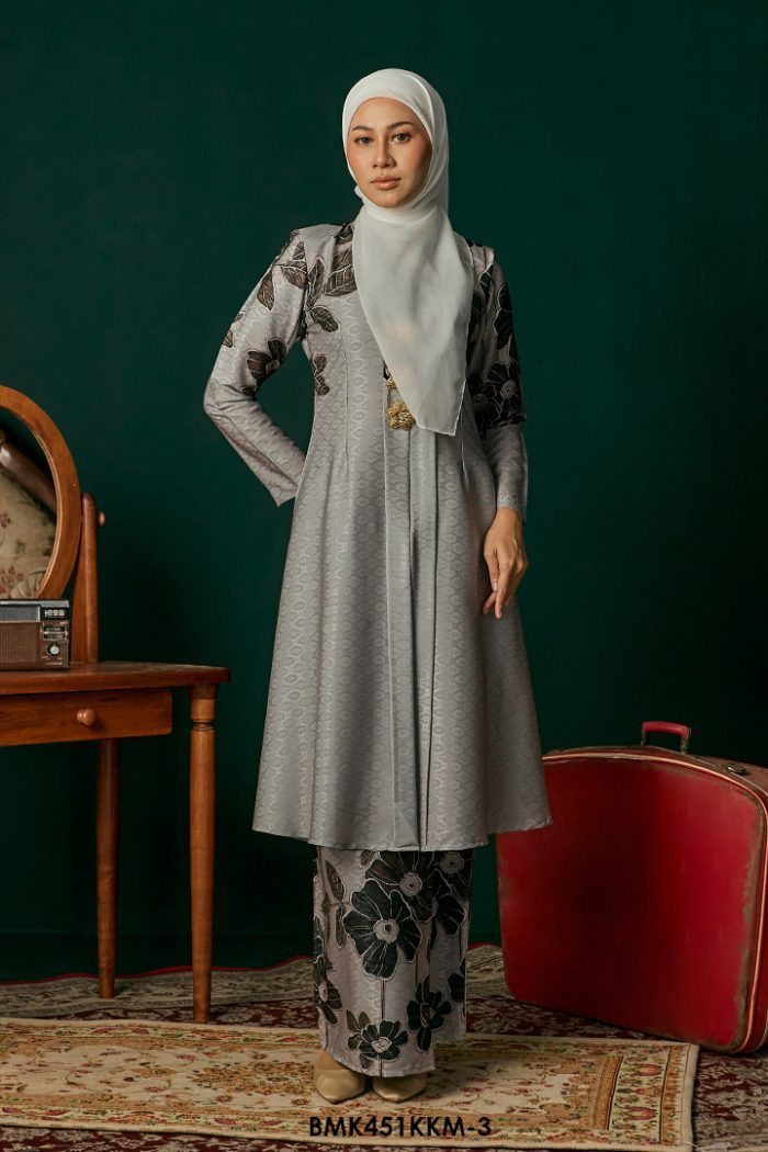Kebarung Batiq Mia in Grey (BMK451KKM-3)
