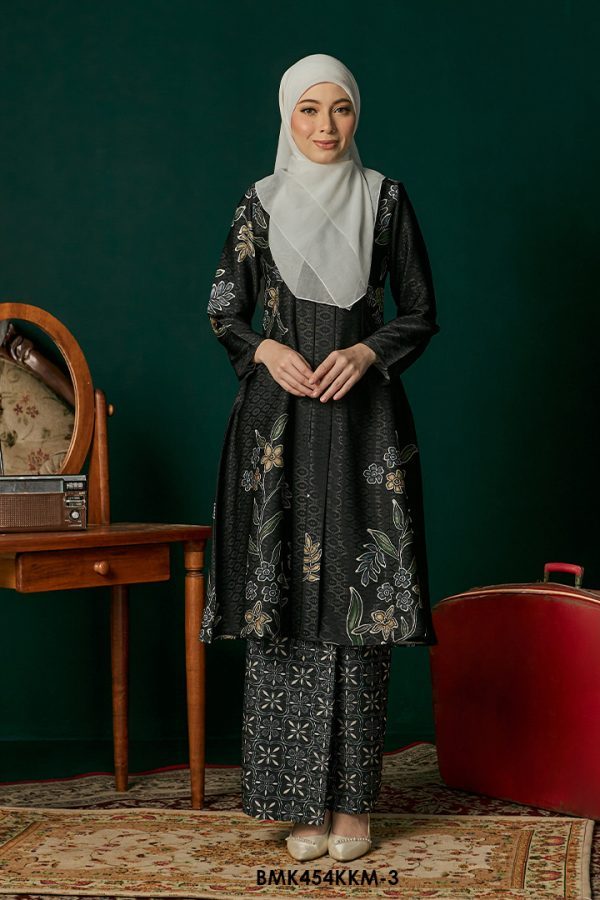 Kebarung Batiq Mia in Black (BMK454KKM-3)