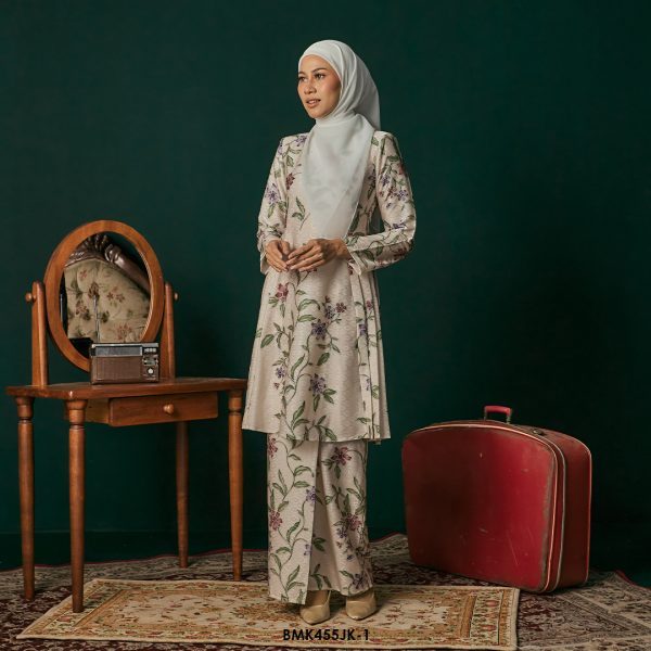 Juliana Kurung Batiq Mia in Cream (BMK455JK-1) - Image 2