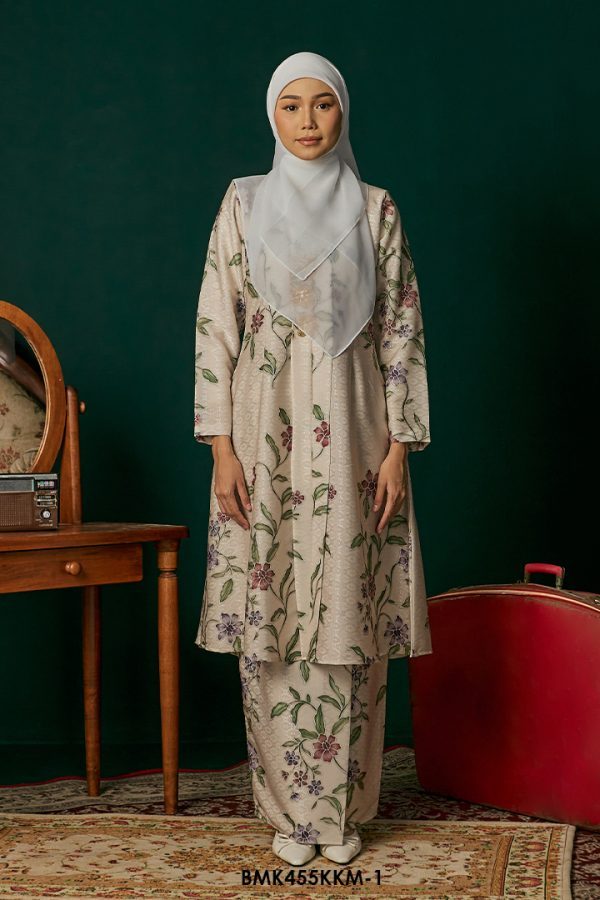 Kebarung Batiq Mia in Cream (BMK455KKM-1)