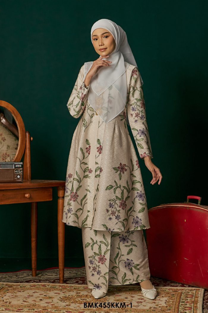 Kebarung Batiq Mia in Cream (BMK455KKM-1)