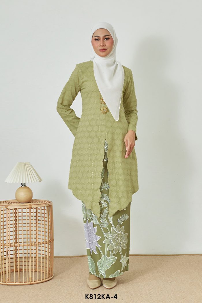 Kebaya Anggun 2.0 in Olive (K812KA-4)