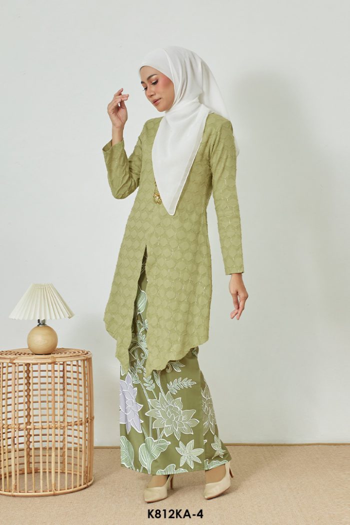Kebaya Anggun 2.0 in Olive (K812KA-4)