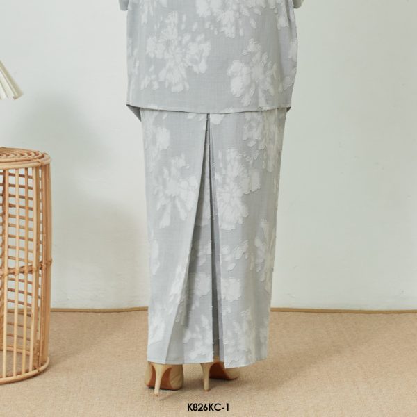 Kebaya Cindai in Dark Grey (K826KC-2) - Image 3