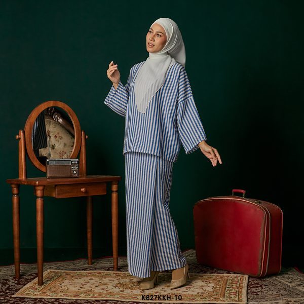 Kurung Kedah in Blue (K827KKH-10) - Image 2