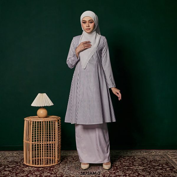 Ameera Kurung in Light Lilac (3873AM-2)