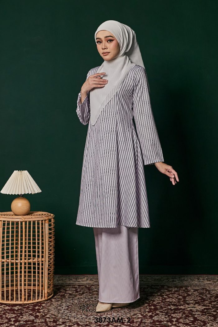 Ameera Kurung in Light Lilac (3873AM-2)