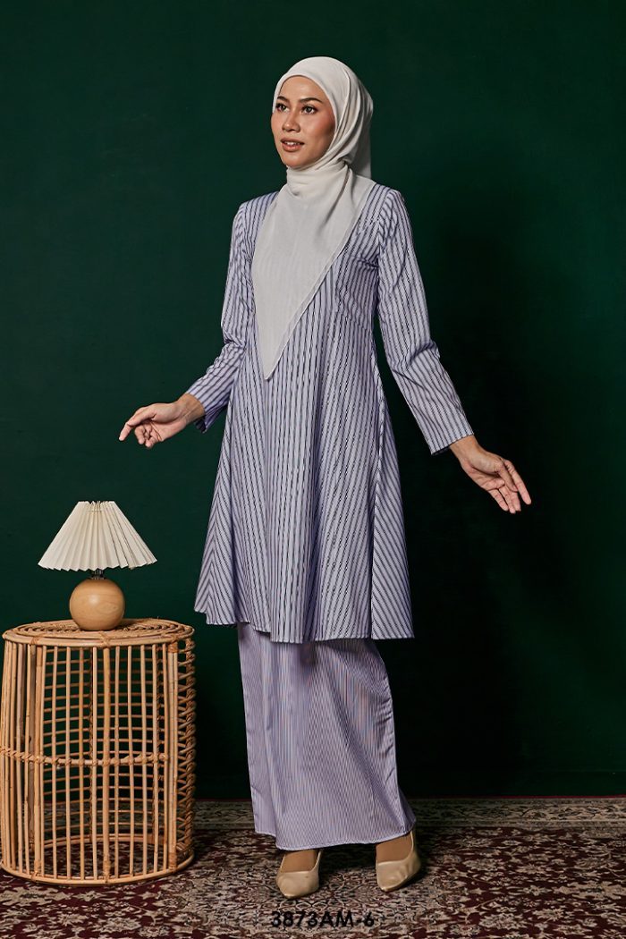 Ameera Kurung in Purple (3873AM-6)