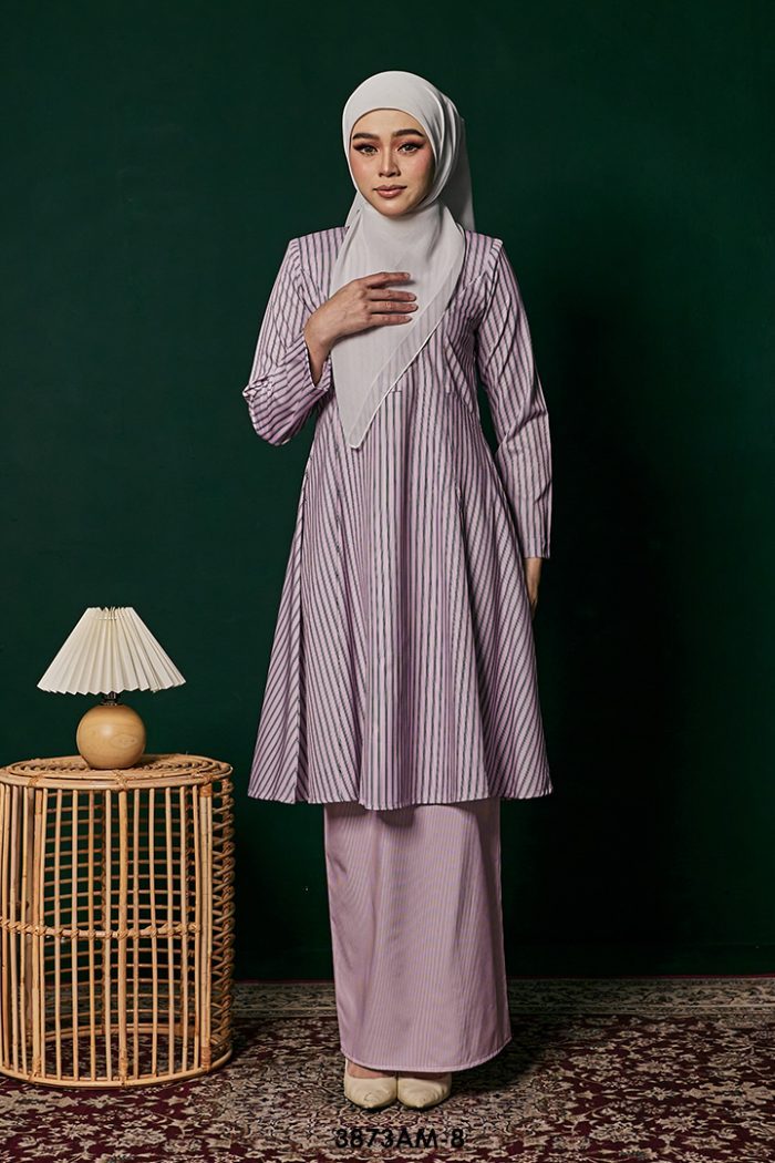 Ameera Kurung in Pink (3873AM-8)