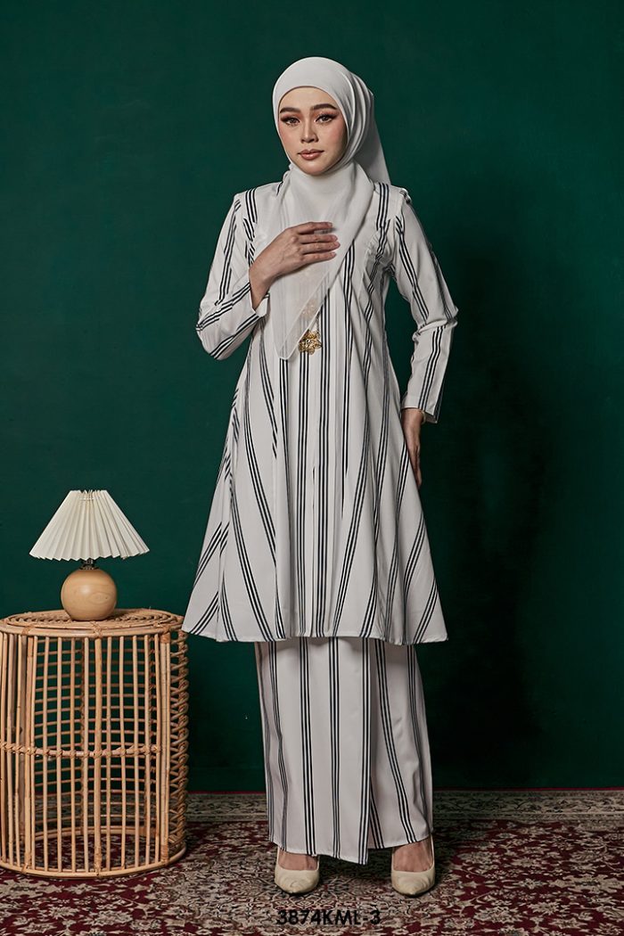 Kebarung Melati in White (3874KML-3)