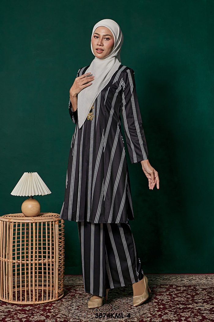 Kebarung Melati in Black (3874KML-4)