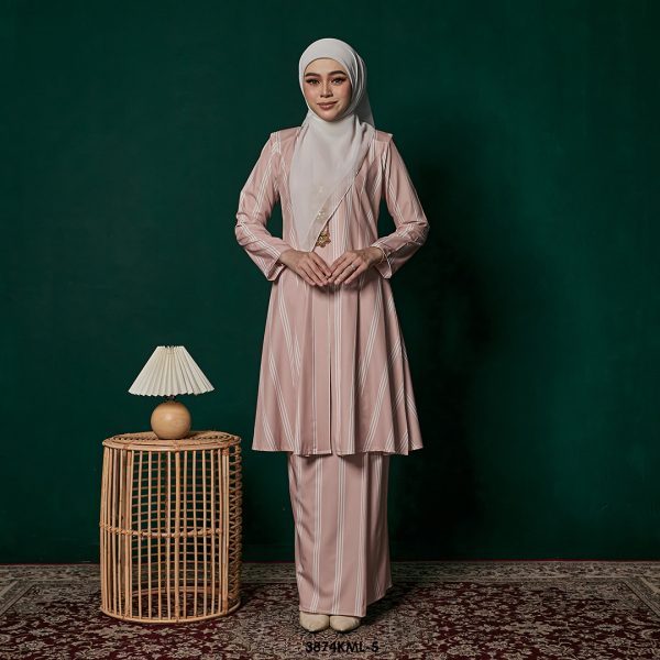 Kebarung Melati in Dusty Pink (3874KML-5)