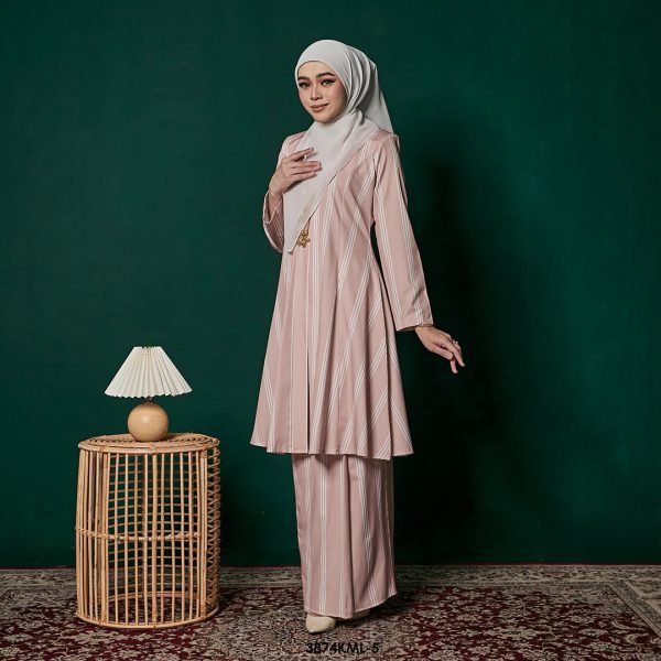 Kebarung Melati in Dusty Pink (3874KML-5) - Image 3