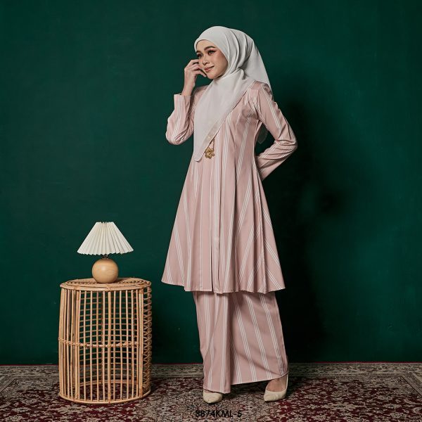 Kebarung Melati in Dusty Pink (3874KML-5) - Image 2