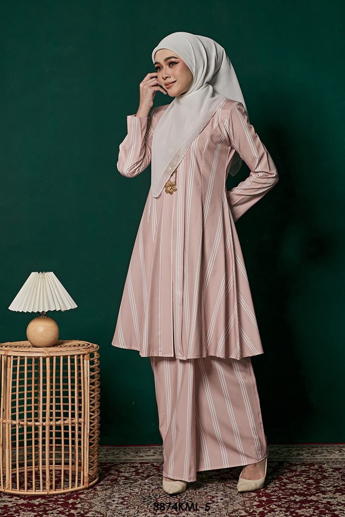 Kebarung Melati in Dusty Pink (3874KML-5)
