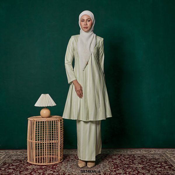 Kebarung Melati in Light Green (3874KML-6)