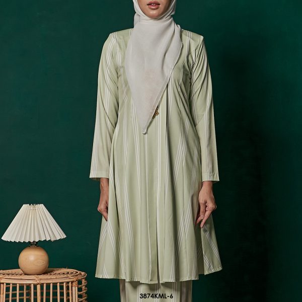 Kebarung Melati in Light Green (3874KML-6) - Image 5