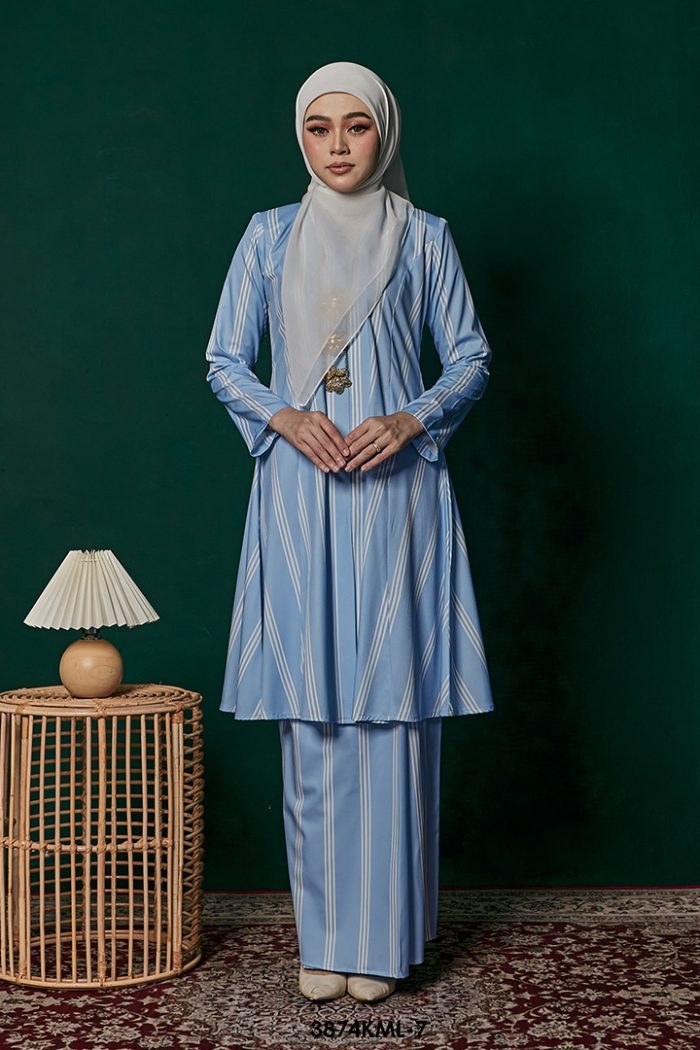 Kebarung Melati in Sky Blue (3874KML-7)