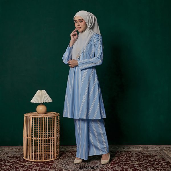 Kebarung Melati in Sky Blue (3874KML-7) - Image 3