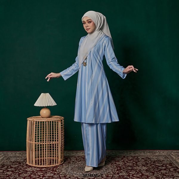 Kebarung Melati in Sky Blue (3874KML-7) - Image 2