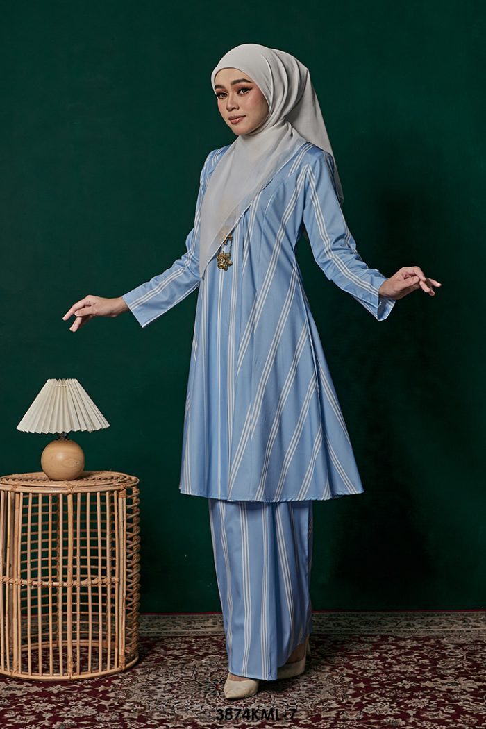 Kebarung Melati in Sky Blue (3874KML-7)