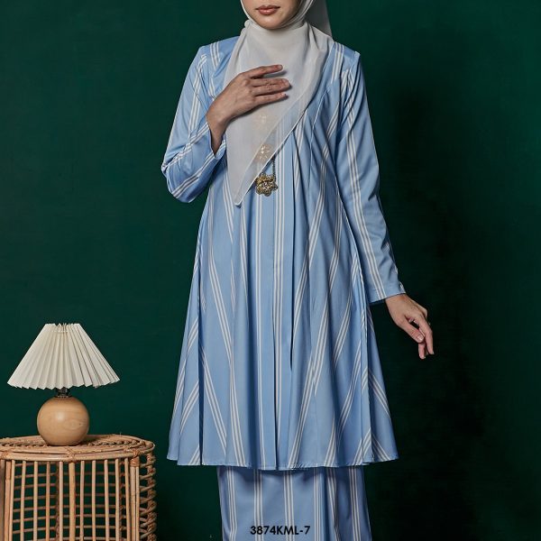 Kebarung Melati in Sky Blue (3874KML-7) - Image 4