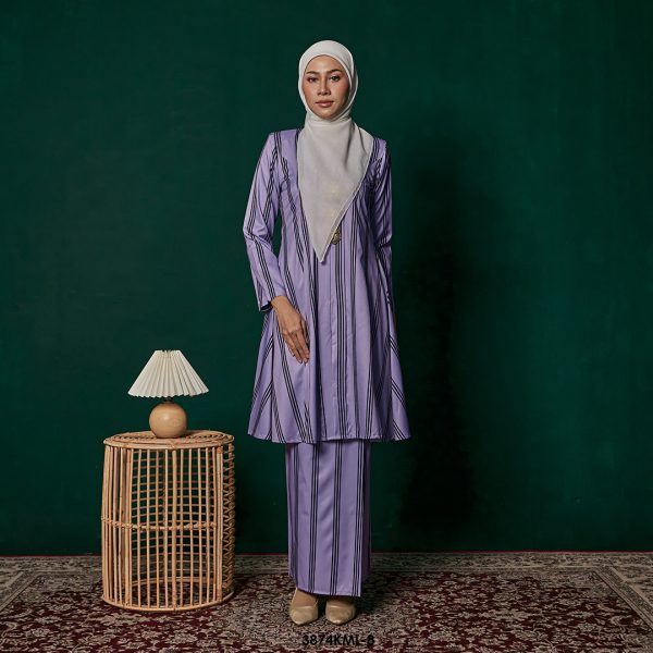 Kebarung Melati in Purple (3874KML-8)