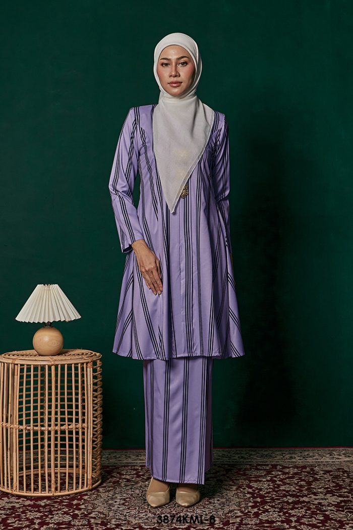 Kebarung Melati in Purple (3874KML-8)