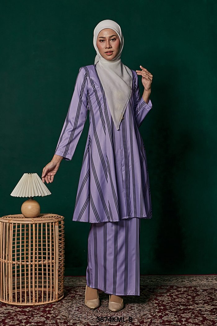 Kebarung Melati in Purple (3874KML-8)