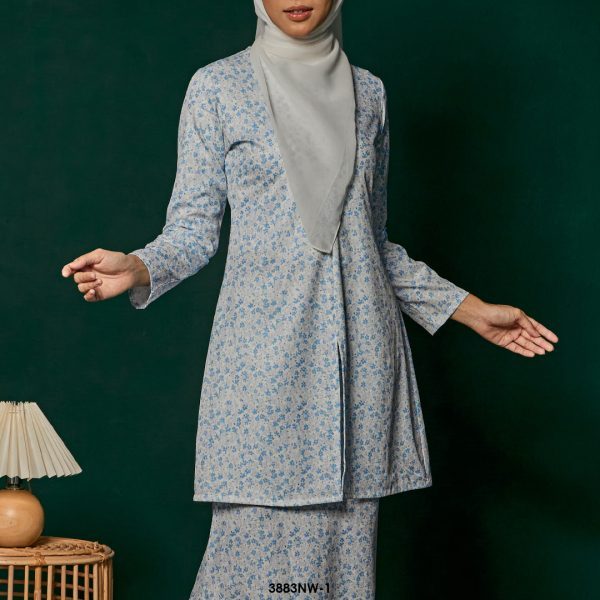 Kebaya Nawra in Blue (3883NW-1) - Image 3