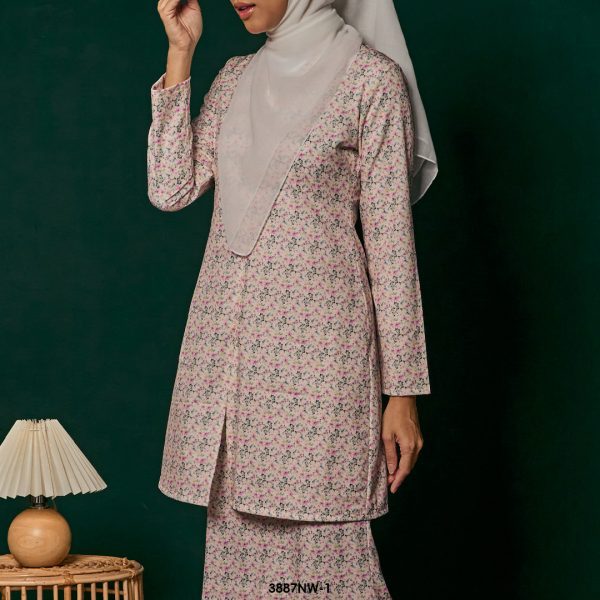 Kebaya Nawra in Vanilla (3887NW-1) - Image 3