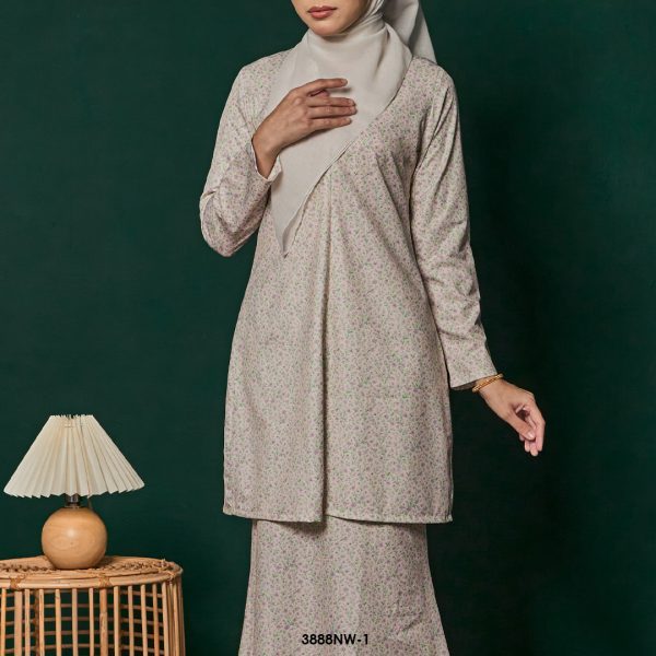 Kebaya Nawra in Lilac (3888NW-1) - Image 3