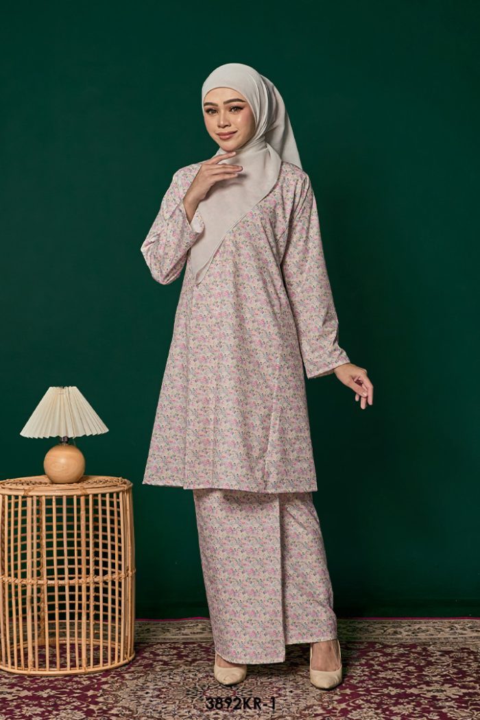 Riau Kurung in Pink (3892KR-1)