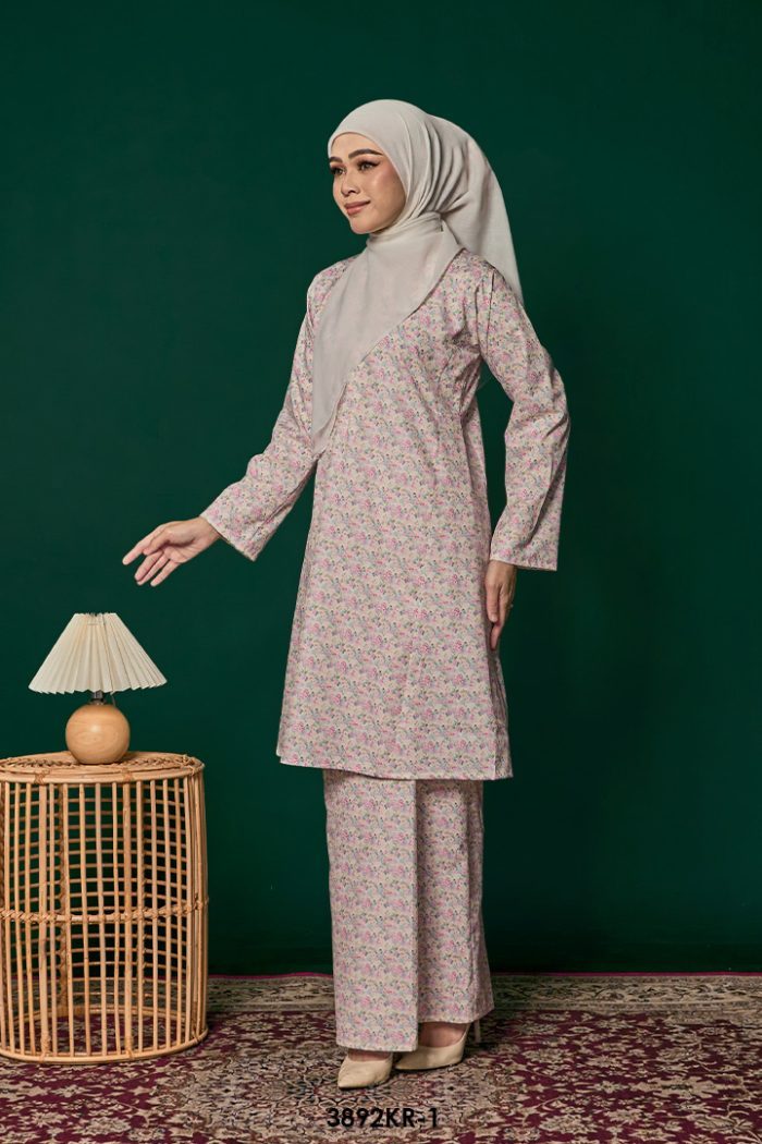 Riau Kurung in Pink (3892KR-1)