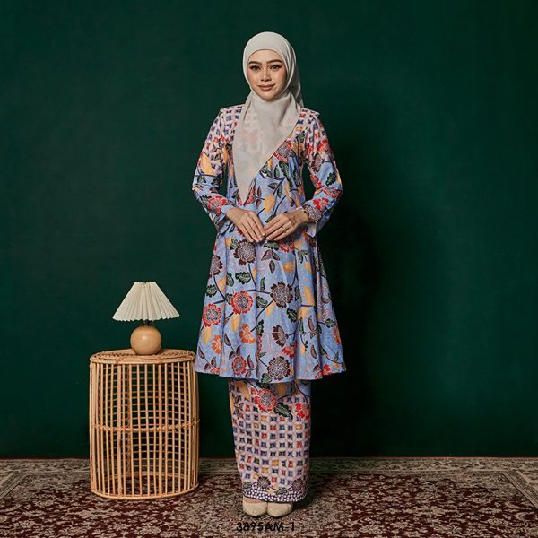 Ameera Kurung in Purple (3895AM-1)