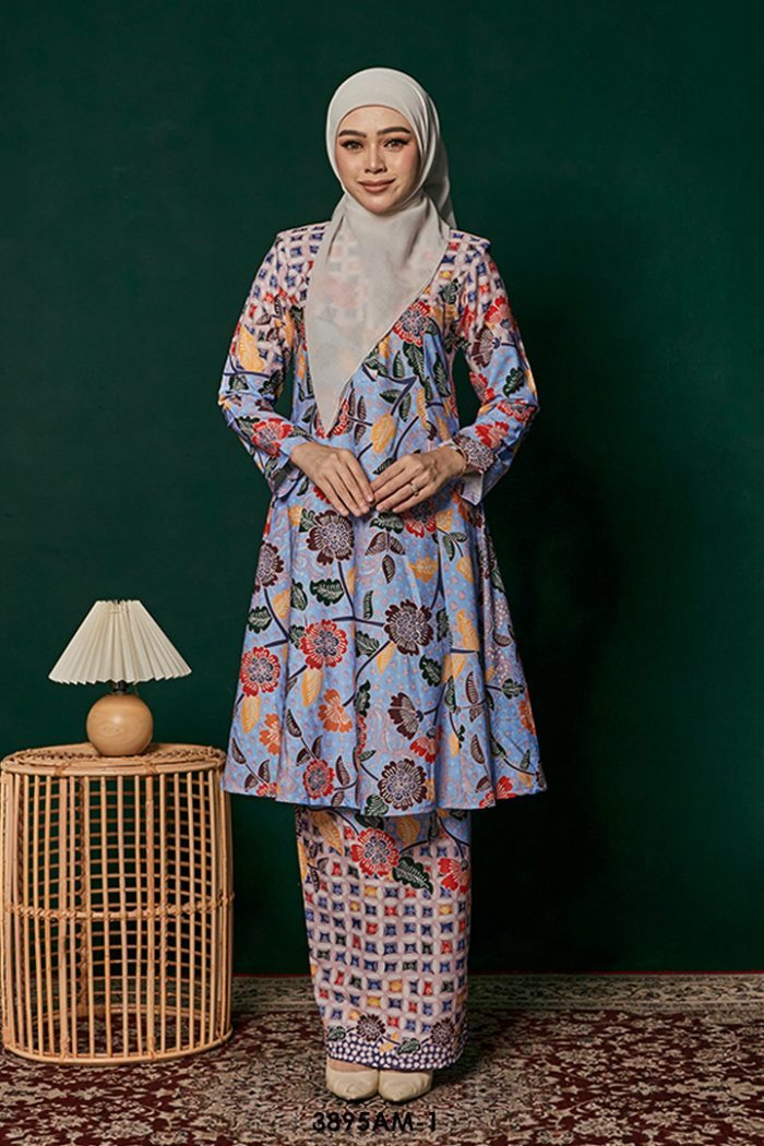 Ameera Kurung in Purple (3895AM-1)