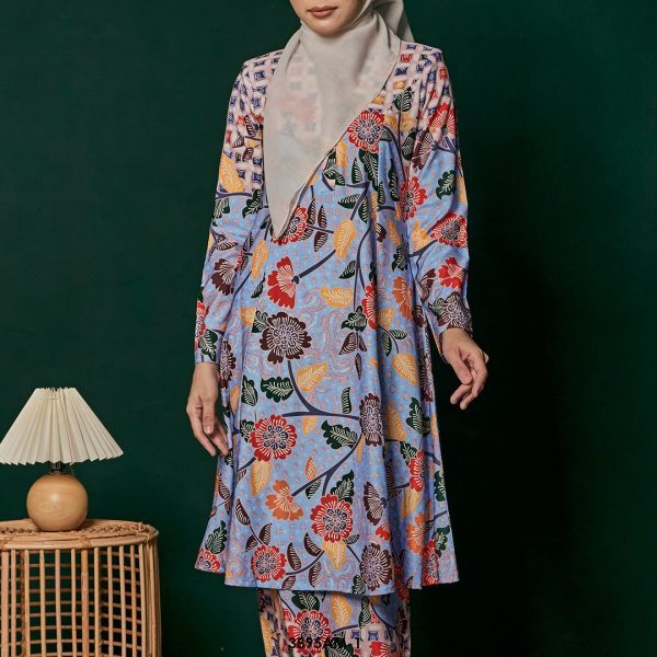 Ameera Kurung in Purple (3895AM-1) - Image 4