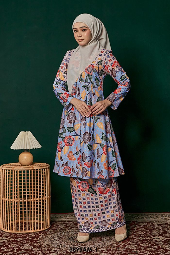 Ameera Kurung in Purple (3895AM-1)