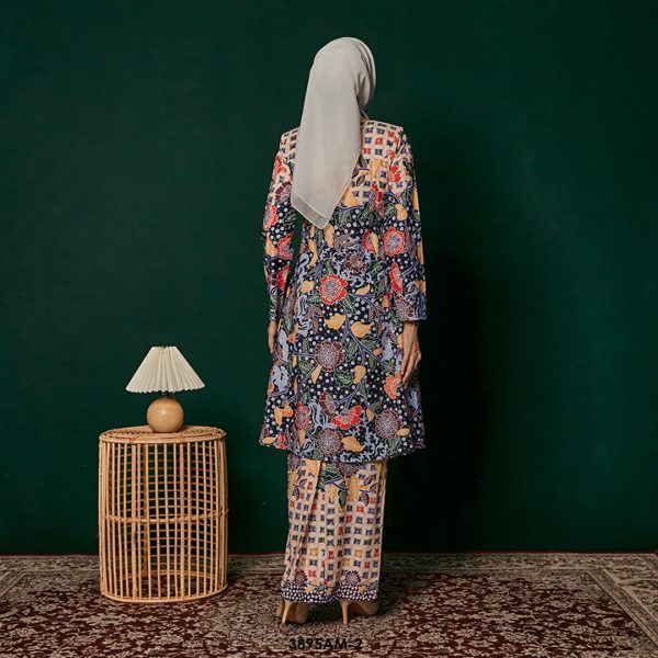 Ameera Kurung in Melon (3895AM-2) - Image 4